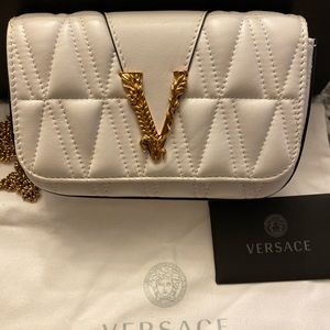 Authentic Versace Viritus Quilted Evening Bag